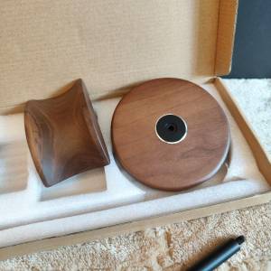 Walnut Wood Headphone Holder Stand