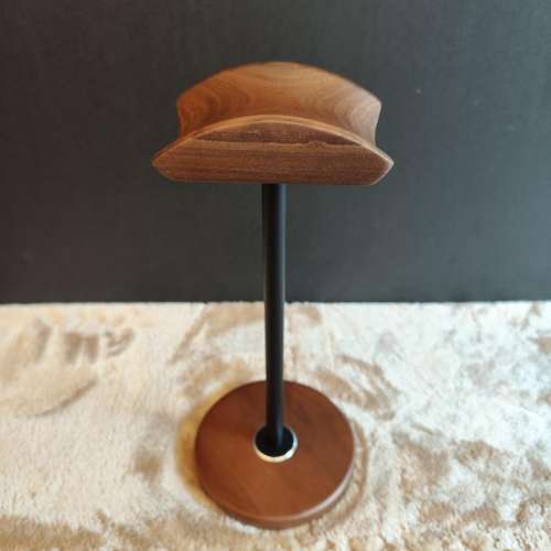 Walnut Wood Headphone Holder Stand