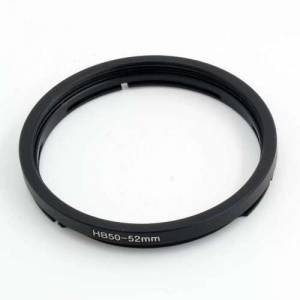 Step Up Filter Adapter Ring For Hasselblad Bayonet,Black Metal Filter B50 - 52mm