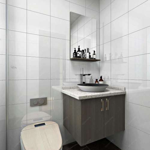 🙌浴室鏡櫃+鏤空櫃枱組合 空間設計 sink盆 衛生間設計 蝸居設計廚房吊櫃	開放式櫥櫃...