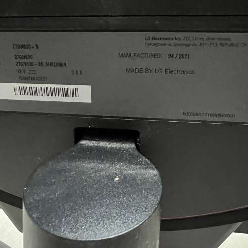 LG電競營幕 27GN800-B 2K 144Hz