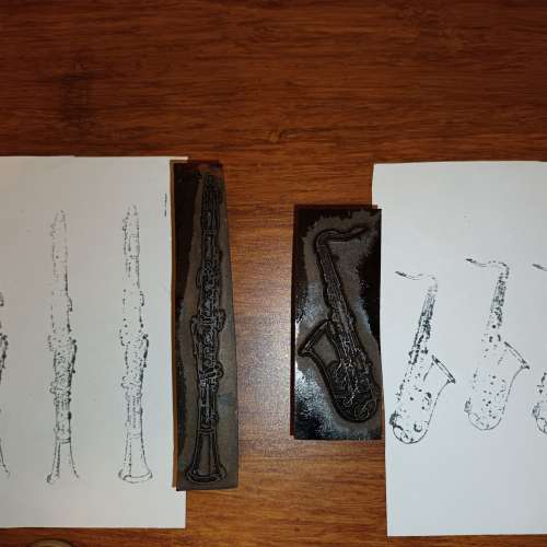 趣智單簧管Clarinet、色士風Saxophone及大提琴印章和鎖匙扣(外國買)