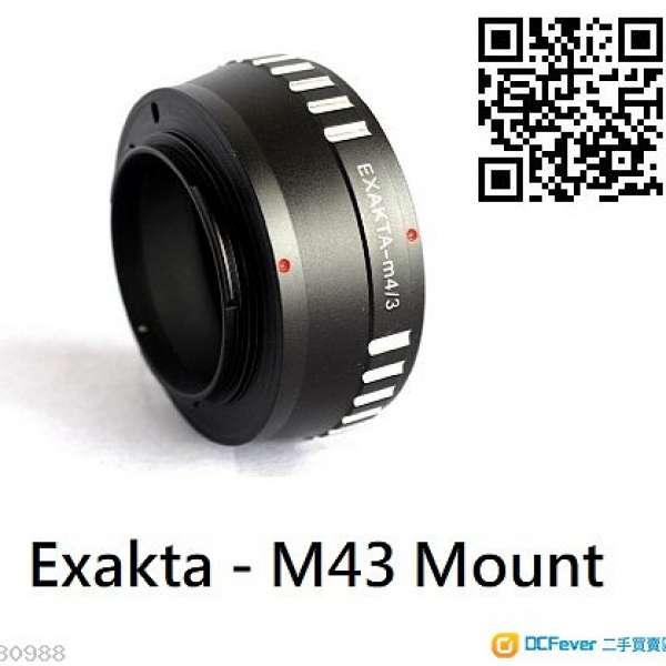 Exakta  EXA Lens To M43 Mount Adaptor (金屬接環)