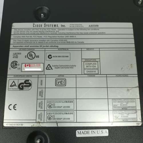CISCO AS5350  AS5300 SERIES ROUTER