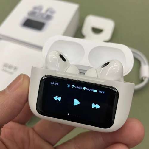 藍牙耳機最新款5代大屏LCD智能屏幕降噪版