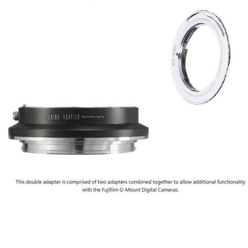 Laina Lens Mount Double Adapter For Contax / Yashica SLR Lens To Fujifilm GFX