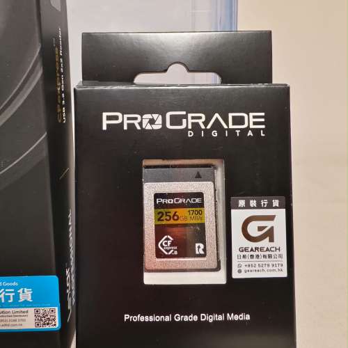 全新 ProGrade CFexpress Card Type B & Lexar CFexpress Card Reader Type B