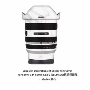 3M Sticker Film Cover For Sony FE 24-50mm F2.8 G (SEL2450G)鏡頭保護貼 -  Marbl...