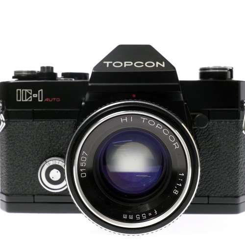 TOPCON IC‐1 AUTO Film Camera with HI TOPCOR 55mm F1.8 Lens