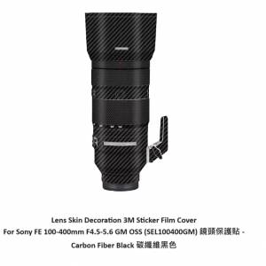 For Sony FE 100-400mm F4.5-5.6 GM OSS (SEL100400GM) 鏡頭保護貼 - Carbon Fiber...