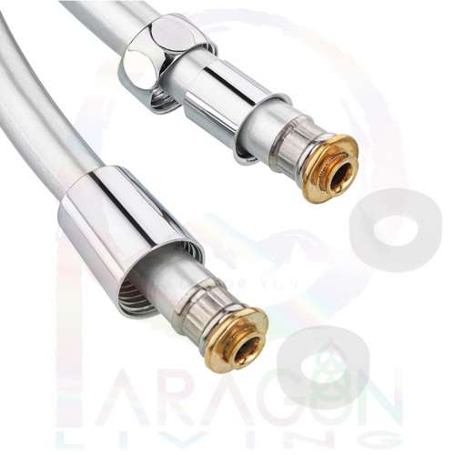 優質耐高壓花灑喉 (銀色 Chrome)