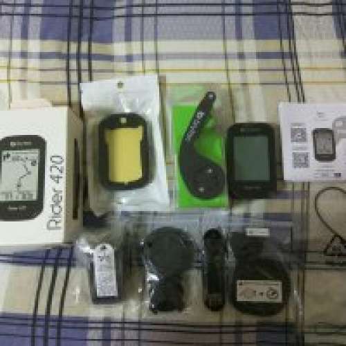 NEW Bryton Rider 420T GPS Cycling Computer bundle中英文無線GPS單車碼錶套裝~~~...