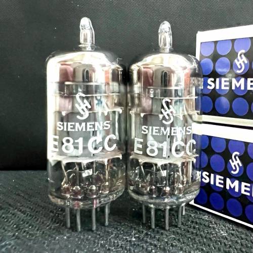 E81CC 12AT7 ECC81 Siemens西門子特別版三雲母細圓環1965年德國製造有盒