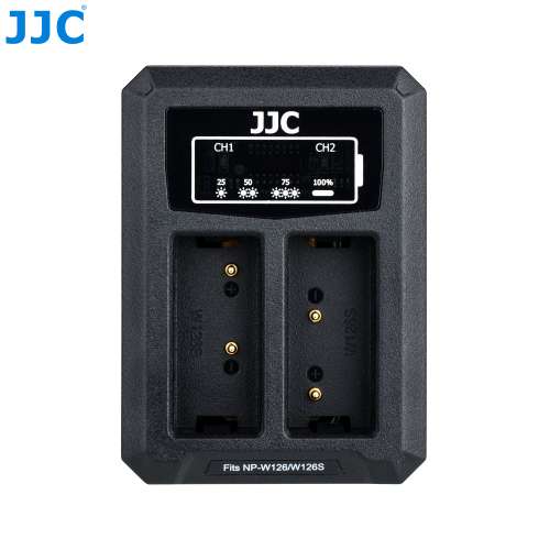 JJC NP-W126 / NP-W126S USB Dual Battery Charger - B-NPW126S