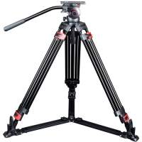 MTT609A Professional Tripod and Fluid Head with Ground Spreader (Aluminum)
