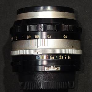 Nikon 50/1.4 Nikkor-S NAI Auto Nippon Kogaku Japan