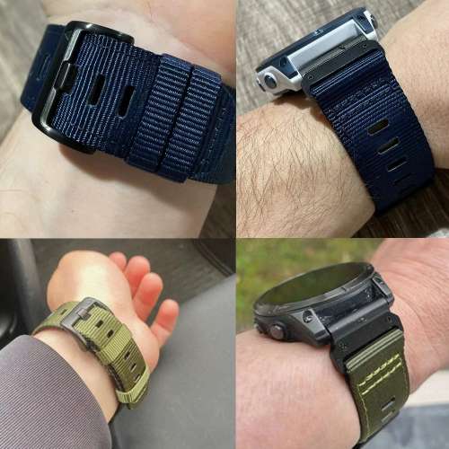 GARMIN 22 26mm 尼龍快拆錶帶