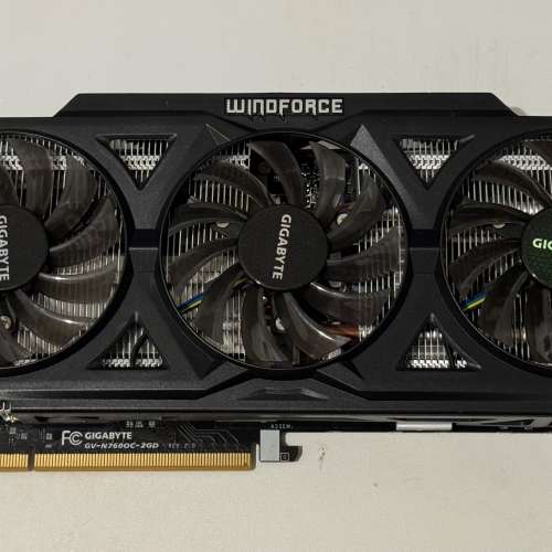 技嘉 GIGABYTE GeForce GTX760 OC 2GB Windforce Version NVIDIA VGA Card