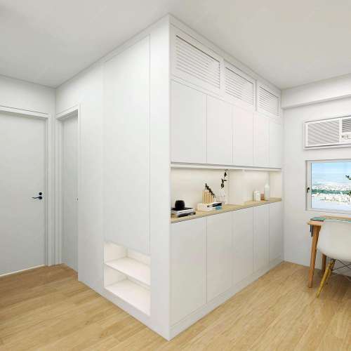 😃😁間隔房設計 趟門間隔 儲物櫃間房 玻璃趟門訂做入墻櫃簡歐輕奢風傢俬定做衣櫥	睡...