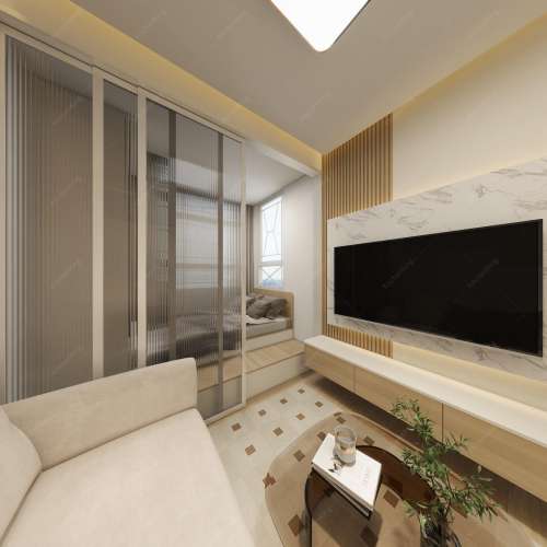 😃😁間隔房設計 趟門間隔 儲物櫃間房 玻璃趟門訂做入墻櫃簡歐輕奢風傢俬定做衣櫥	睡...