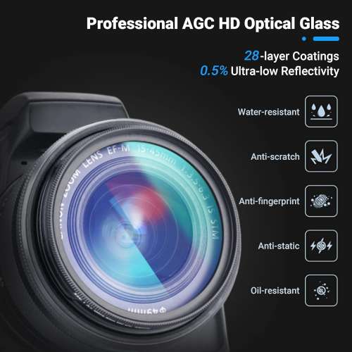 JJC F-BD Series Black Mist Diffusion Effect 1/4 Filter - 49mm To 82mm