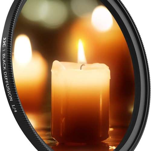 JJC F-BD58-4 Black Mist Diffusion Effect 1/4 Filter - 58mm 黑柔焦濾鏡