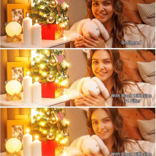 JJC F-BD82-2 Black Mist Diffusion Effect 1/2 Filter - 82mm 黑柔焦濾鏡