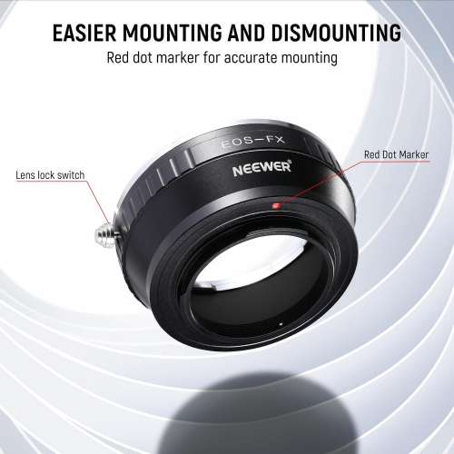 NEEWER Canon EOS (EF / EF-S) D/SLR Lens To FUJIFILM X Mount Adapter