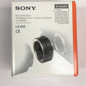 Sony 35mm 全片幅 A-Mount 接環轉接器 LA-EA5 Sony LA-EA5 A-mount Lens Adapter f...