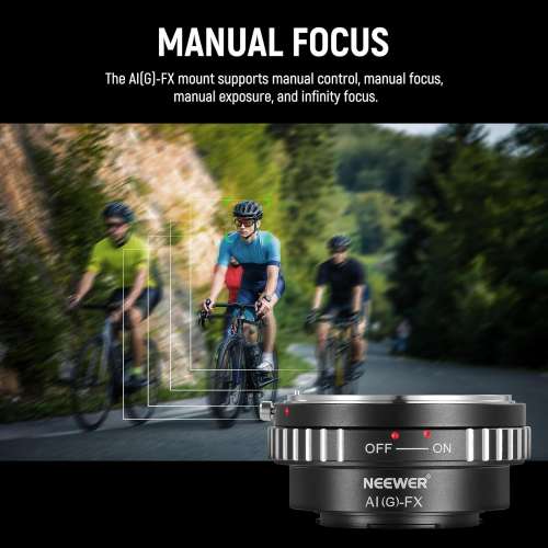 NEEWER Nikon G AIG Lens To FUJIFILM X Mount Adapter