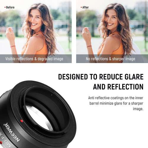 NEEWER Minolta Rokkor (SR / MD / MC) SLR Lens To FUJIFILM X Mount Adapter