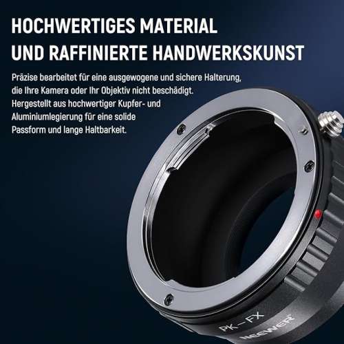 NEEWER Pentax K Mount (PK) SLR Lens To FUJIFILM X Mount Adapter