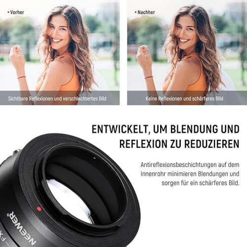 NEEWER Pentax K Mount (PK) SLR Lens To FUJIFILM X Mount Adapter