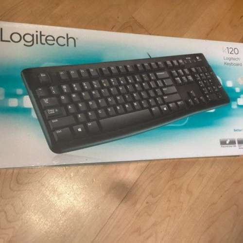 全新 Logitech K120 keyboard USB 電腦鍵盤