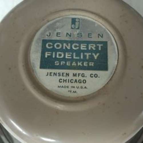 美國劇院喇叭JENSEN CONCERT  Fidelity DC-120 12吋