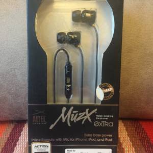 🎧 ALTEC LANSING Noise Insulating Earphones 3.5mm BLACK NEW 全新 耳筒 耳機 🎵