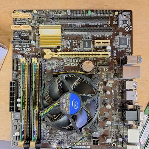 Asus B85M-E, Intel i5-4670, 16GB Ram