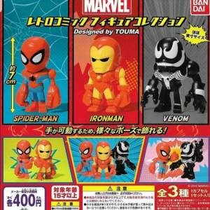 #36107 扭蛋marvel 蜘蛛俠 spider man 可動公仔 全3款