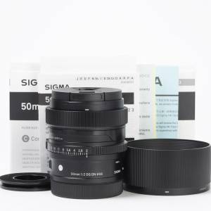 || Sigma 50mm F2 DG DN - Leica L mount, full packing (HK Goods) ||