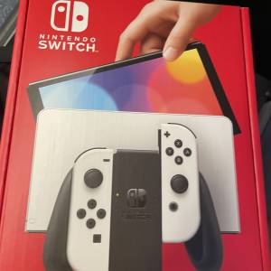 【全新】任天堂 Nintendo Switch 白色 OLED 香港行貨有保養