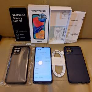 99%新 Samsung Galaxy M33 6GB RAM 128GB ROM 寶藍色