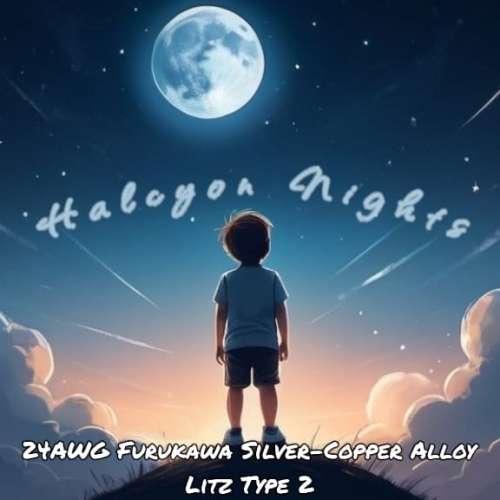Halcyon Nights 靜夜 24AWG 日本古河銅銀合金耳機升級線
