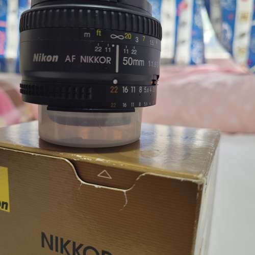 Nikkor 50mm 1.8D lens 有單有盒98％new