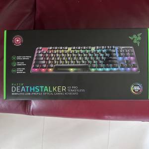 全新Razer deathstalker v2 pro TKL 紅軸