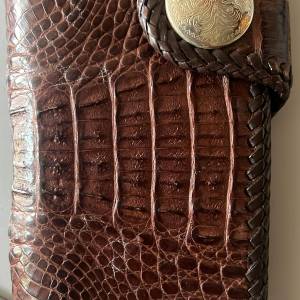 日本鱷魚皮銀包  Genuine Crocodile Wallet