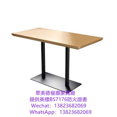 西餐廳桌椅table加工製造廠商,訂造雲石枱面,實木封邊防火板餐廳餐枱訂造,防火膠板抽...