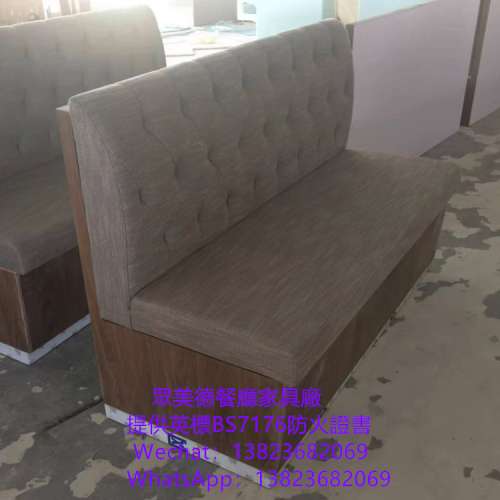 儲物卡坐梳化,卡位sofa沙發梳化家俬訂造,阻燃卡位梳化,卡位座椅沙發訂製,飯廳長條卡...