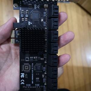 pcie 1x 轉16個sata 擴展卡（連6頭sata線一條）