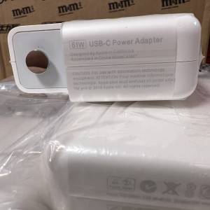 100%原裝全新蘋果61w  USB-C Adapter Charger A1947火牛250$益用家