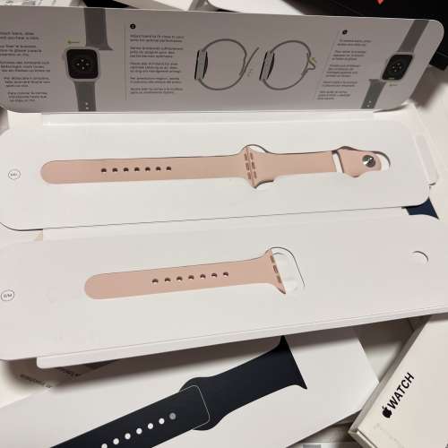 100% 全新原裝 Original Apple Watch 41 mm 同45mm （ 淺粉紅同白色） 運動錶帶益用家